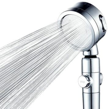 aptel Ručka tuša s kromiranom turbinskom glavom