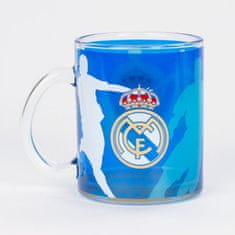 Real Madrid staklena šalica, plava