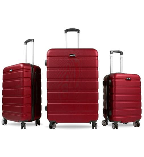 Aga Travel Set putnih kofera MR4650 Crvena