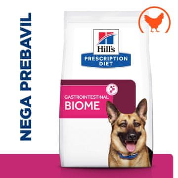 Hill's Gi Biome suha hrana za pse, sa piletinom, 4 kg