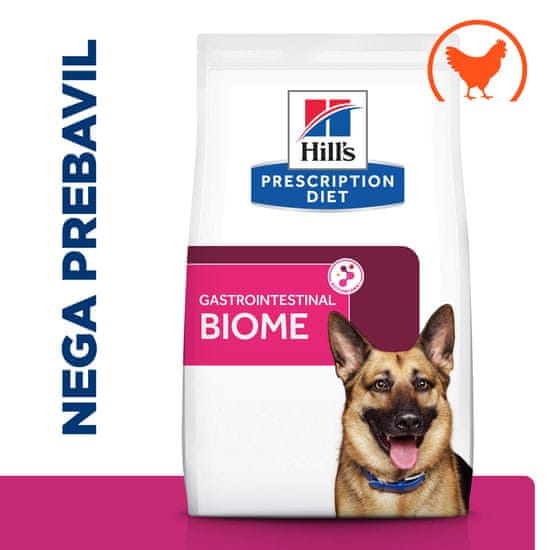 Hill's Gi Biome suha hrana za pse, sa piletinom, 4 kg