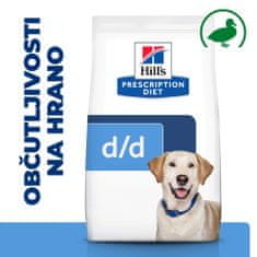 Hill's d/d Food Sensitivities suha hrana za pse patka i riža 1,5 kg