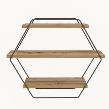 Woody Fashion Polica zidna AZRA, Azra