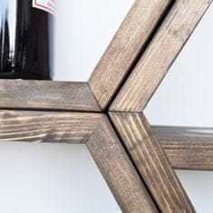 Woody Fashion Zidna polica, HEX003