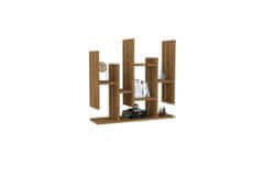 Woody Fashion Zidna polica, Flower - Walnut