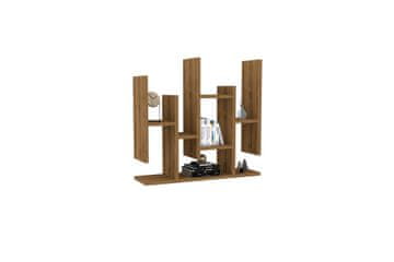 Woody Fashion Zidna polica, Flower - Walnut