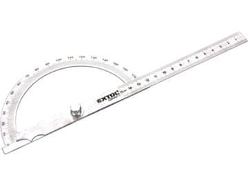 Extol Premium Kutomjer 925102 zakrivljeni nehrđajući čelik, 0-180°