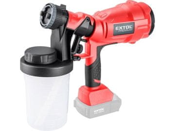 Extol Premium Pištolj za prskanje 8891863 HVLP pištolj za prskanje na baterije SHARE20V, 20V Li-ion, bez baterije i punjača