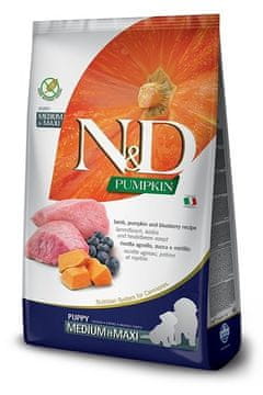 Farmina N&D GF Puppy Lamb&Blueberry Medium/Maxi hrana za pse 12kg