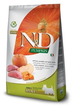 Farmina FARMINA N&D Pumpkin Adult Mini Vepar&Jabuka - suha hrana za pse - 7 kg