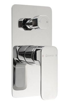 SAPHO SPY Ugradbena Tuš-Miješalica, 2 Izlaza, Rotirajući Prekidač, Kromirana