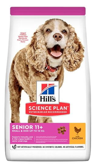 Hill's Senior Small & Mini suha hrana za pse, sa piletinom, 1,5 kg