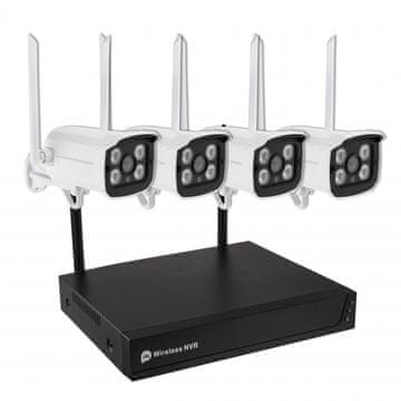 Secutek Bežični kamerasti set, WiFi, SHT-TK4042 - 4x 2MP kamera, NVR