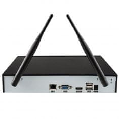 Secutek Bežični HD kamerasti set TK-40Q2 - 4x2Mpix rotirajuća IP kamera, NVR