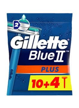 Gillette BlueII Plus muške britve za brzo brijanje, 14 komada