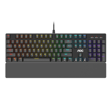 AOC GK500 mehanička gaming tipkovnica, OUTEMU crvena, RGB, US + SLO gravura (GK500DRUH)