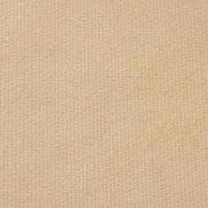 Vidaxl Dječja fotelja krem od mekanog pliša