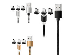 Verkgroup 3u1 mikro tip-c USB magnetni kabel za telefone 1m