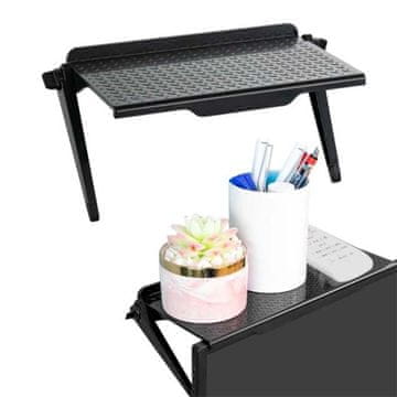 GOTEL Univerzalna polica za TV -ove i monitore 26x11cm crno
