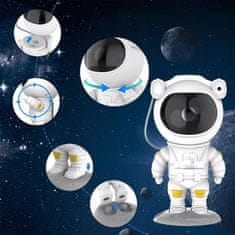 Severno Projektor zvijezda, LED noćno svjetlo za astronaute + daljinski upravljač