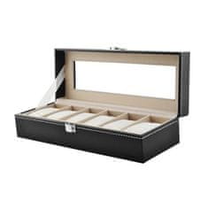 MG Organizer kutija za sat 6kom, crno