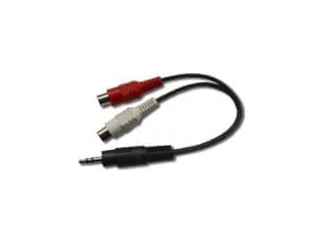 Gembird Gembird CC94-20 kabel MINIJACK 3.5mm M/2xRCA F 20cm, crni