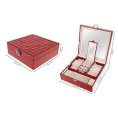 MG Jewelery Box kutija za zakit, crvena