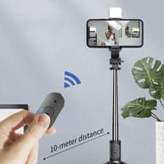 Cool Mango selfie štap sa stativom 6 u 1, LED svjetlom i bežičnim daljinskim upravljanjem - SelfieStick