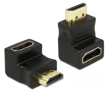 Cabletech Adapter HDMI-M na HDMI-Ž kutni, 90° dolje