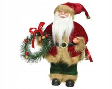 Kaemingk Božićna figurica Djeda Mraza crvena 45 cm
