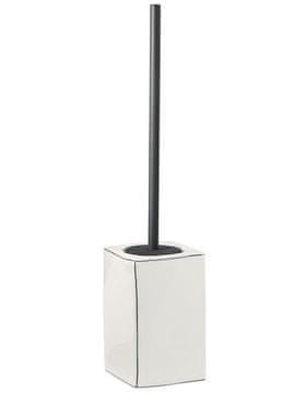 SAPHO LUCREZIA Samostojeća Keramička WC Četka - Bijela Mat s Crnim Akcentima