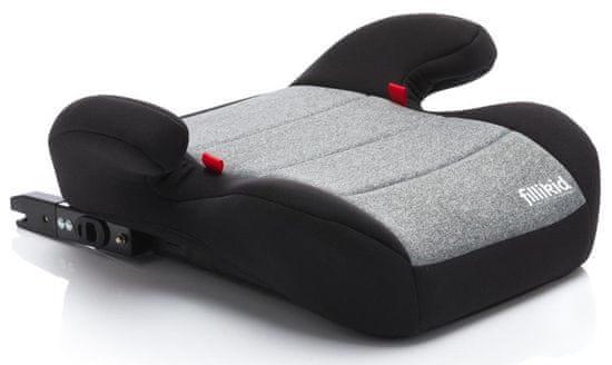 Fillikid autosjedalica, grupa 2/3, isofix, svijetlo siva (BFL303-17)