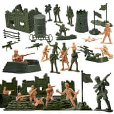 Ikonka Aga Set Vojnih figurica 114 kom