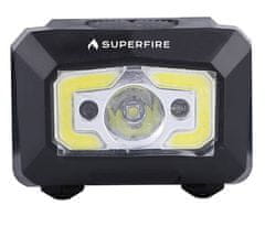 Superfire Prednje svjetlo s beskontaktnim prekidačem Superfire X30, 340lm, USB