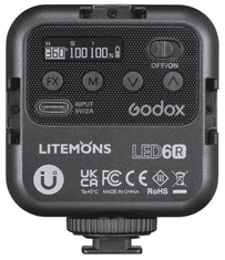 Godox LED6R Litemons RBG LED svjetlo (s ugrađenom baterijom)