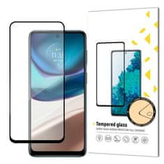 MG Full Glue zaštitno staklo za Motorola Moto G42, crno