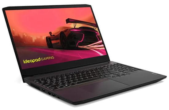 Lenovo IdeaPad Gaming 3 prijenosno računalo, Ryzen 5 5600H, 15,6FHD, 16GB/SSD512GB, RTX3050, W11H, crna (82K20201SC)