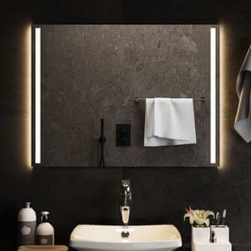 Vidaxl Kupaonsko ogledalo s LED diodom, 80x60 cm