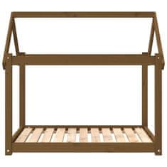 Vidaxl Dnevni ležaj smeđa boja meda 101x70x90 cm od masivne borovine