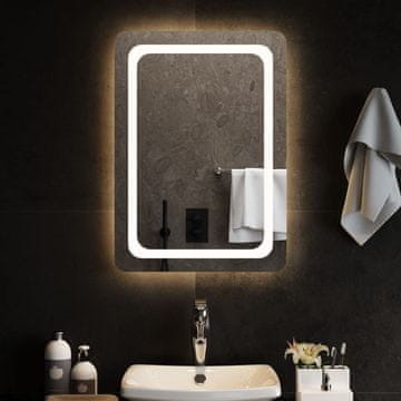 Vidaxl Kupaonsko ogledalo s LED diodom, 50x70 cm