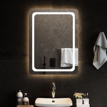 Vidaxl Kupaonsko ogledalo s LED diodom, 60x80 cm