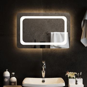 Vidaxl Kupaonsko ogledalo s LED diodom, 60x40 cm