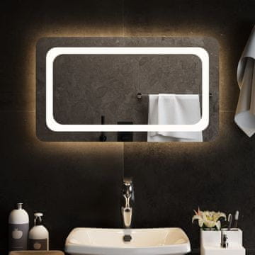 Vidaxl Kupaonsko ogledalo s LED diodom, 70x40 cm
