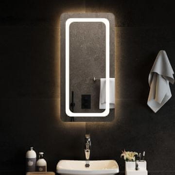 Vidaxl Kupaonsko ogledalo s LED diodom, 40x80 cm