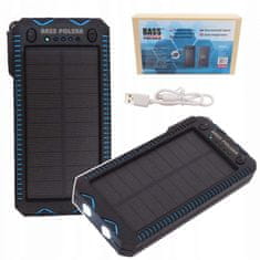 Bass Polska Solarni 2x USB powerbank 10000mAh + LED lampa i filament