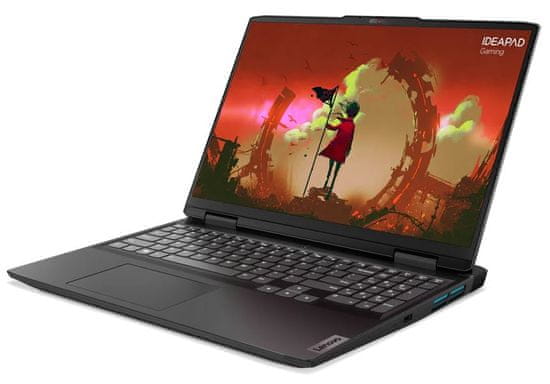 Lenovo IdeaPad Gaming 3 prijenosno računalo, Ryzen 5 6600H, 16WUXGA, 16GB/SSD512GB, RTX3050, W11H, siv (82SC005LSC)