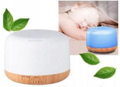 Verkgroup LED RGB Aroma Difuzor Air Diference s daljinskim upravljačem 300 ml smeđe boje