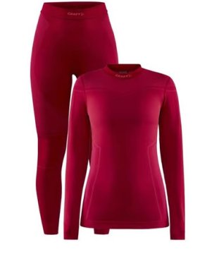 Craft Core Dry Fuseknit ženski komplet, M, crvena