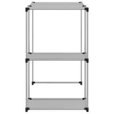 Vidaxl Stalak za pohranu iznad perilice sivi 87x55x90,5 cm željezni