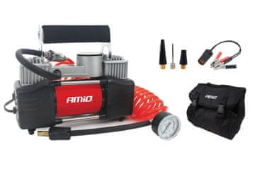 slomart AMiO ACMP-4 automobilski kompresor 12V, dvoklipni, metalni
